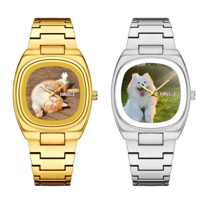 Montre Personnalisable à Quartz Professionnelle et Décontractée Pour Homme Occasions Spéciales