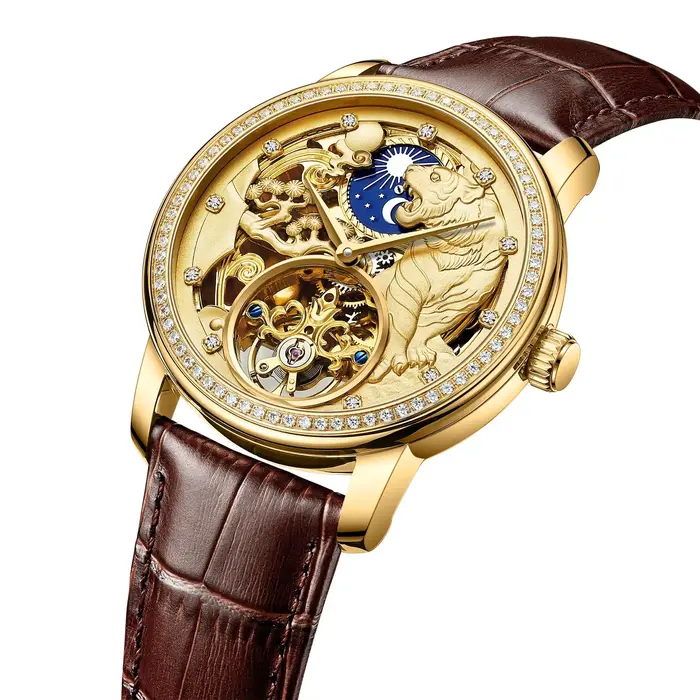 Montres Zodiac Tiger Classic Diamond Super Skeleton Tourbillon