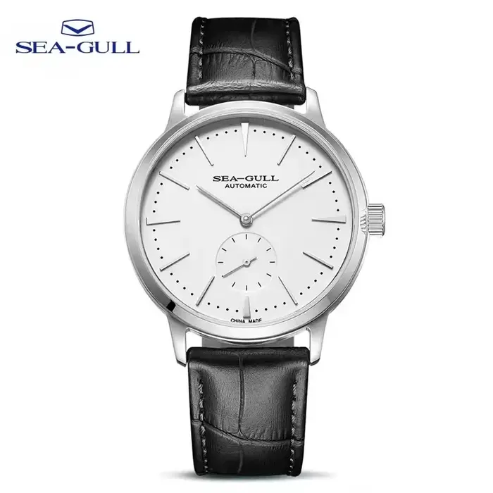 Montre mécanique Seagull 6075 pour homme, cadeau de la Saint-Valentin, résistante à l'eau 50M, brace