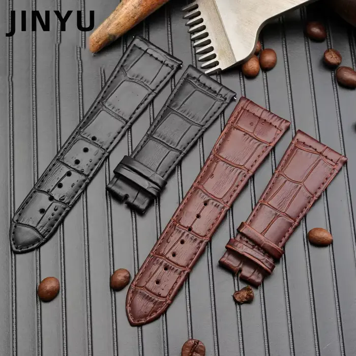 For Franck Muller cowhide WatchBand FM Watch Men Women 22 26 30mm