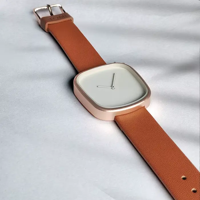 TOMI montre minimaliste hommes carré mode Ultra mince