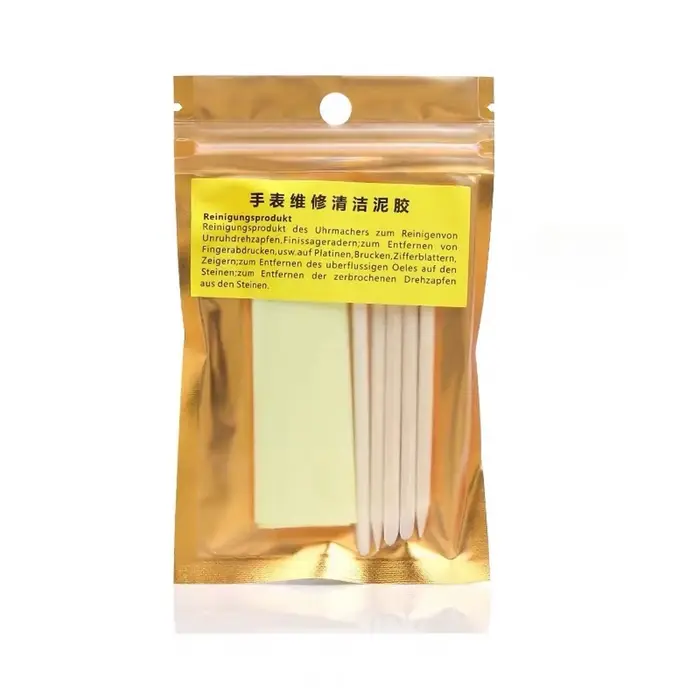 Argile de nettoyage de mouvement de montre, nettoyage de mastic en caoutchouc, outil de réparation d