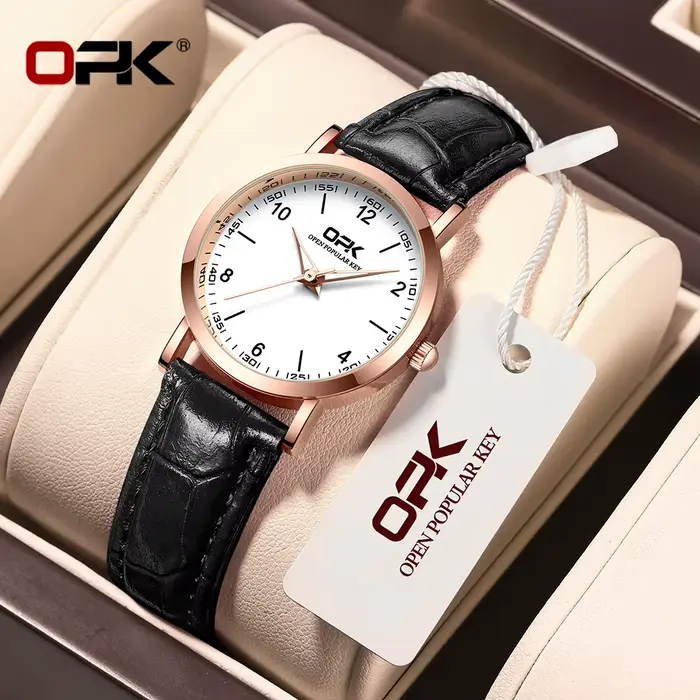 OPK 8613 montre pour femme Original élégant Simple marque montre-bracelet à Quartz étanche lumineux