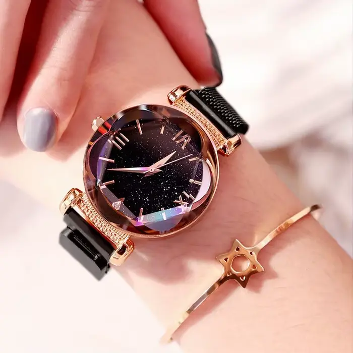 Montres à quartz brodées personnalisées, 5415646