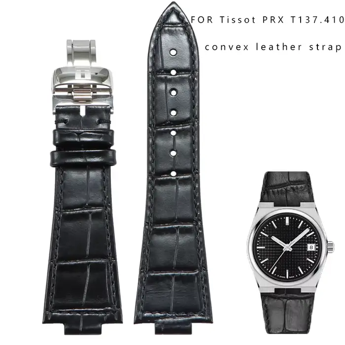 Bracelet de montre en cuir BRETA pour montres Tissot et autres marques à quartz styles élégants et modernes pour homme et femme différentes occasions et ajustement facile