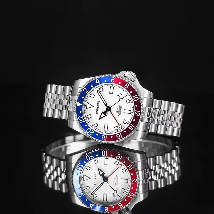 Boderry-Montre de plongée en titane ADMIRAL Gstuff pour homme