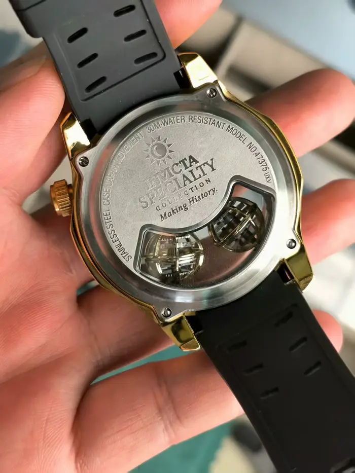 Luxe Invincible réserve boulon Zeus Quartz hommes montres Invicto invaincu Hombre acier lumineux étanche montre en gel de silice