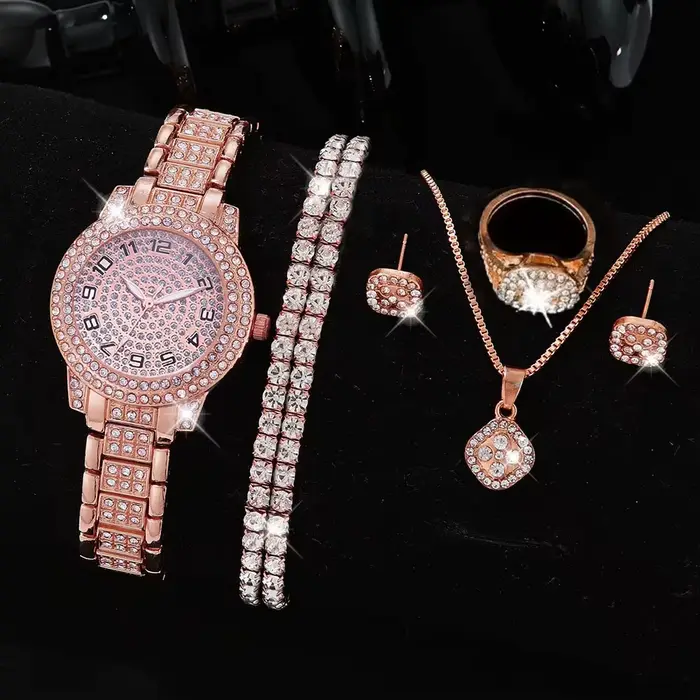 Montre RUNERR en acier avec lettres romaines en diamant élégante pour homme et femme occasions spéciales
