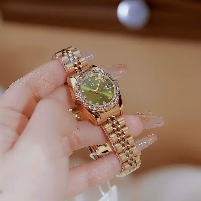 Montre à Quartz Originale en Acier Inoxydable pour Femme