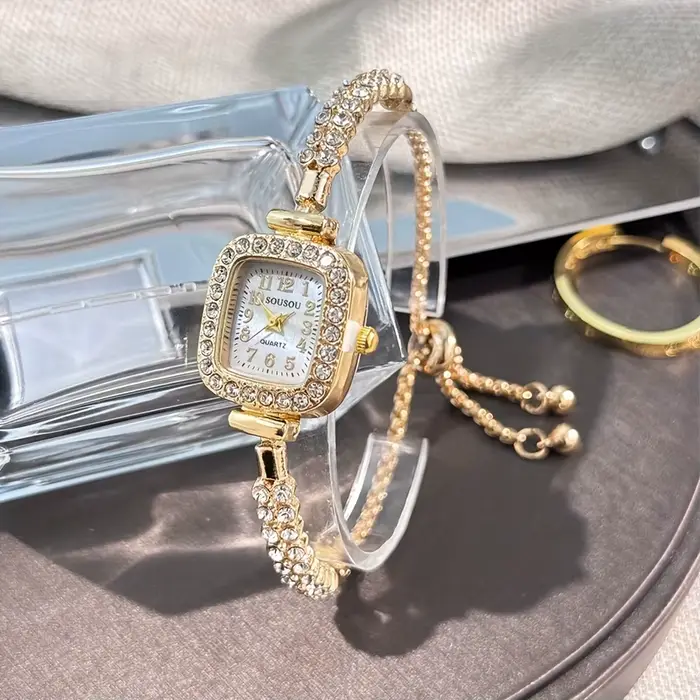Montre carrée élégante pour femme