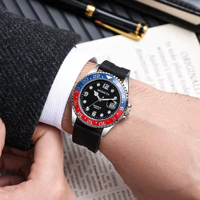 2024 nouveauté mode montres à Quartz hommes montre-bracelet 1 pièces montre de Sport