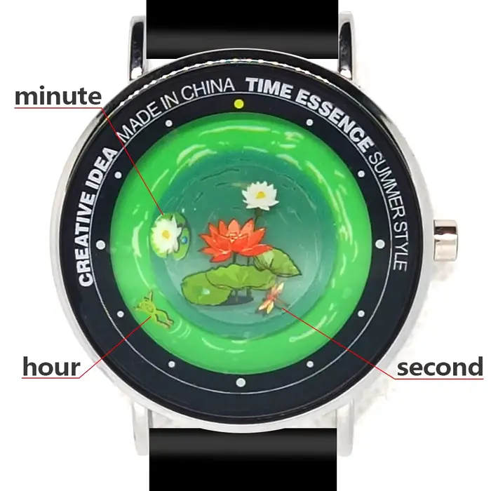 Montres à Quartz montre au Design Original avec montre-bracelet grenouille