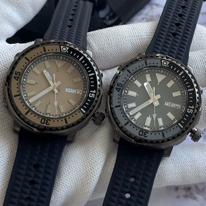 Montre de plongée en conserve pour hommes