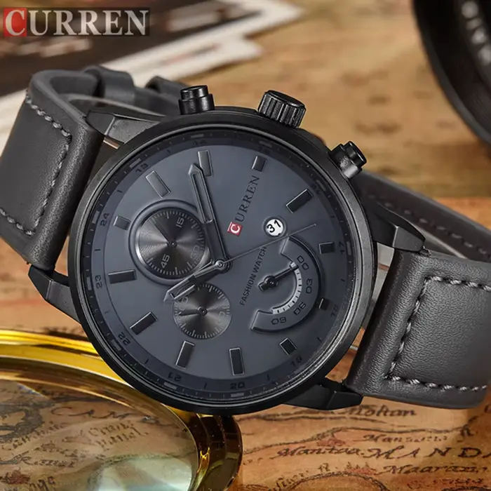 Montre Curren Quartz homme élégante avec mouvement à quartz résistante à l'eau pour homme style fashion et casual occasions spéciales