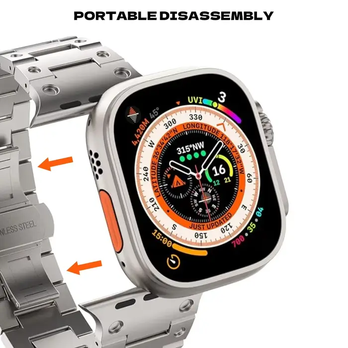 Correa de luxe en titane pour Apple Watch Ultra 2