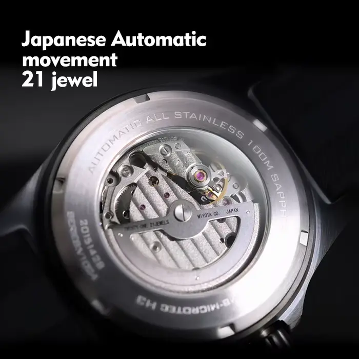 Yelang V1030 hommes marque montres japon mis5 8219 automatique mécanique luxe montre-bracelet suisse lumineux étanche T100 montre