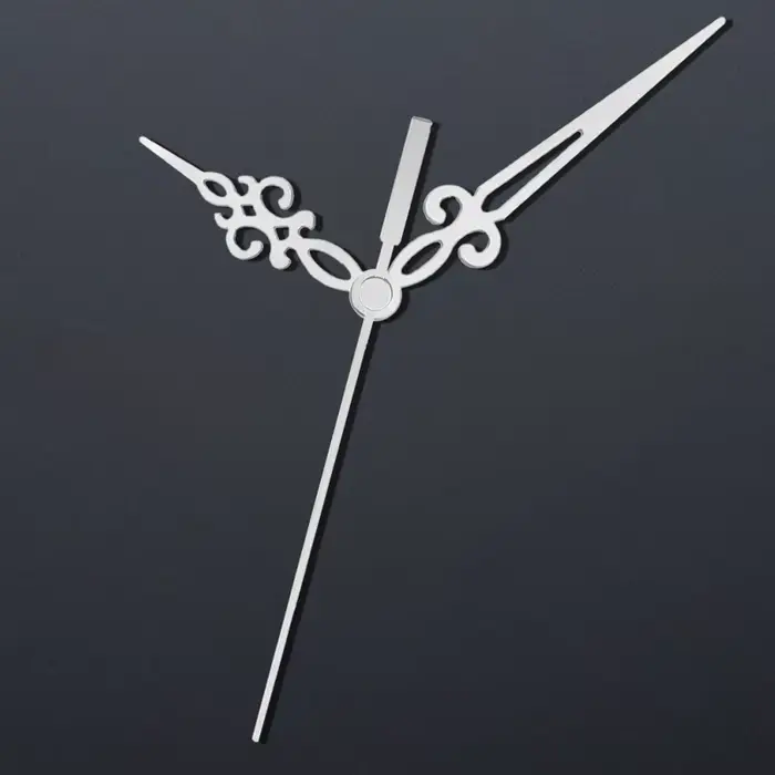 Aiguilles de montre en forme de flocon de neige