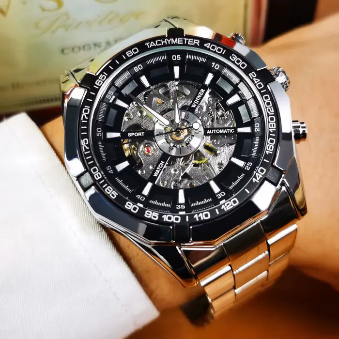 WINNER – montre squelette classique pour hommes