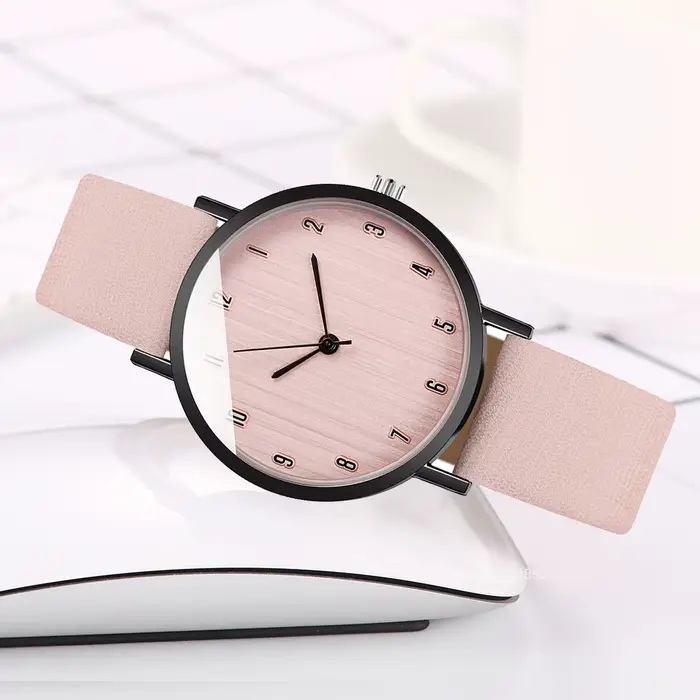 Zegarki Damskie-Montre analogique ronde pour filles