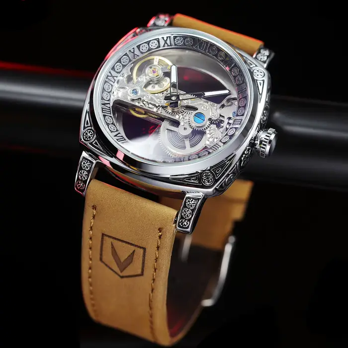 Montre mécanique en or pour homme
