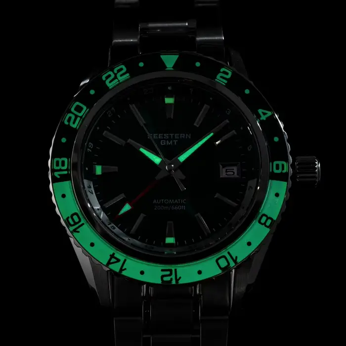 SEESTERN GMT plongeur hommes montre Grand NH34 mouvement Panda automatique mécanique 200M étanche luxe montres en céramique nouveau S456