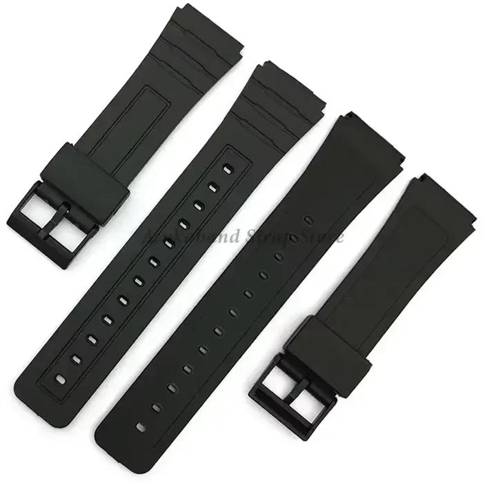 Bracelet en caoutchouc de Silicone pour Casio W800H A158/168 AE1200/1300 F91W F84