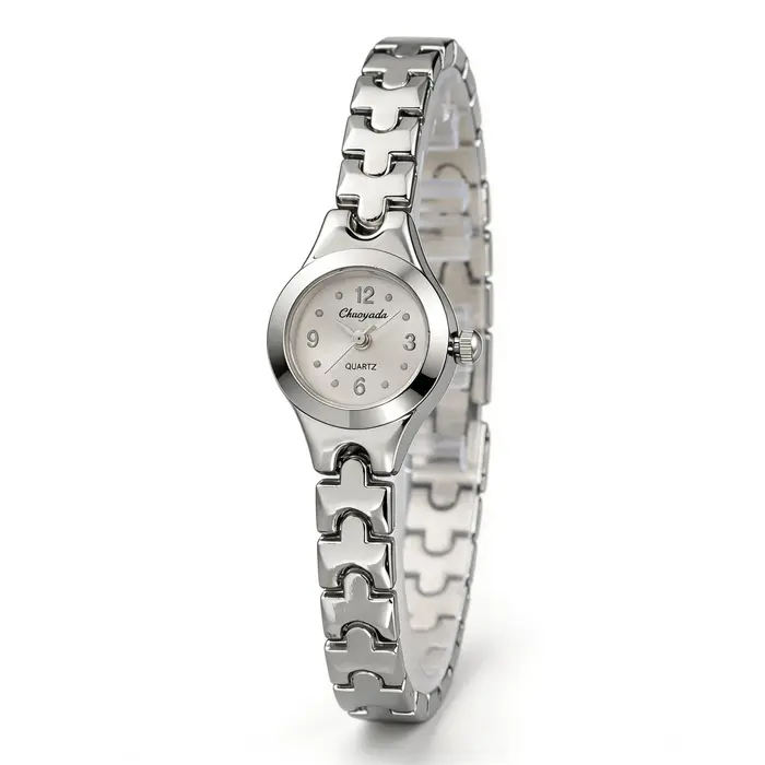Montre de luxe JBAILI or strass bracelet acier inoxydable quartz pour femmes occasions spéciales cadeau elegance