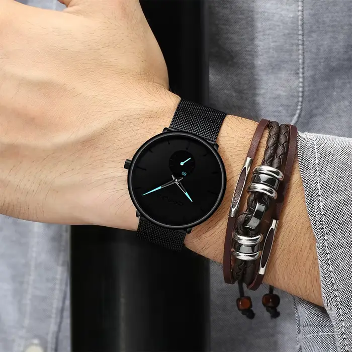 CRRJU montre homme Montre à quartz pour hommes
