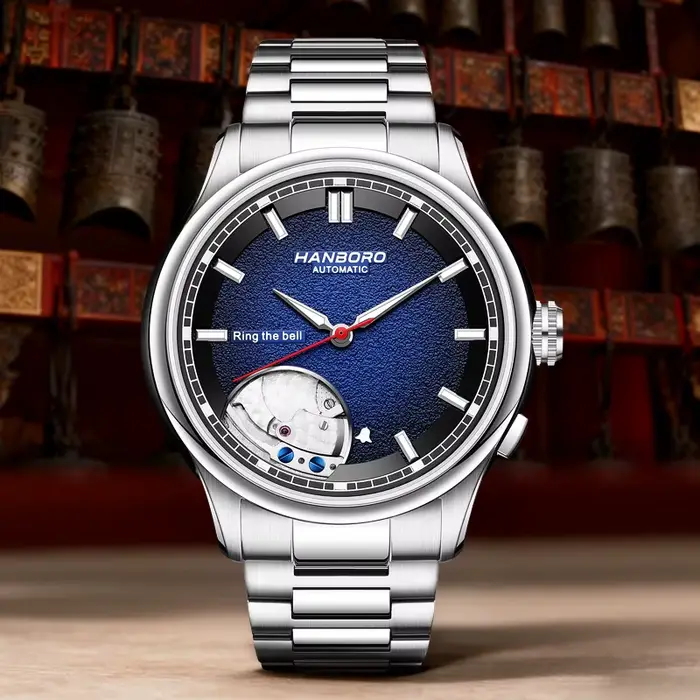 HANBankruptcy-Montre Mécanique existent Personnalisée pour Homme