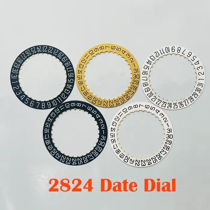 Cadran de roue de date de mouvement ETA 2824