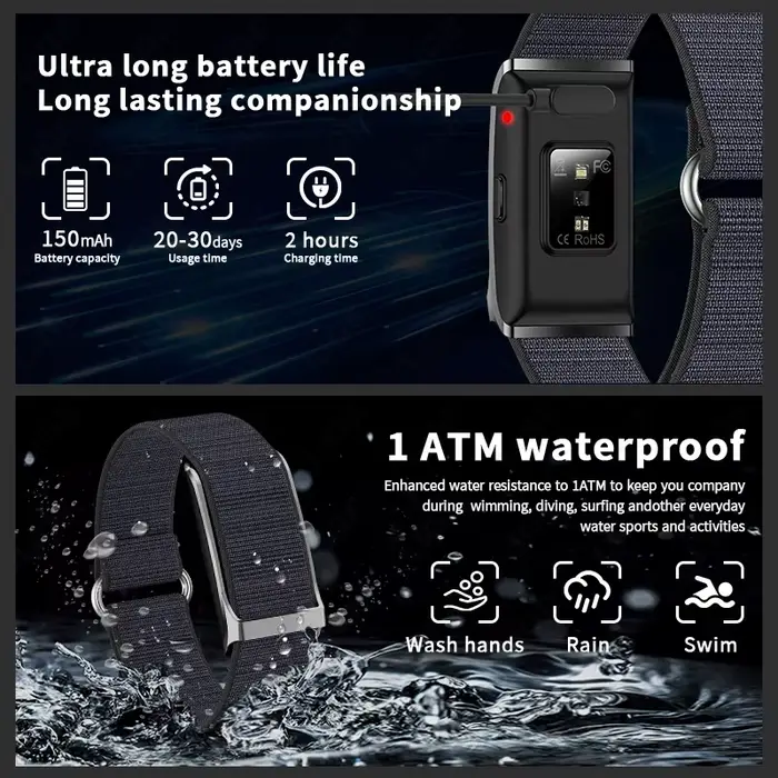 Montre connectée pour hommes et femmes