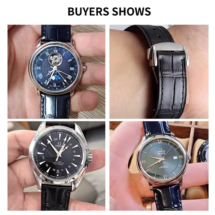 Bracelet De montre en cuir De vache véritable