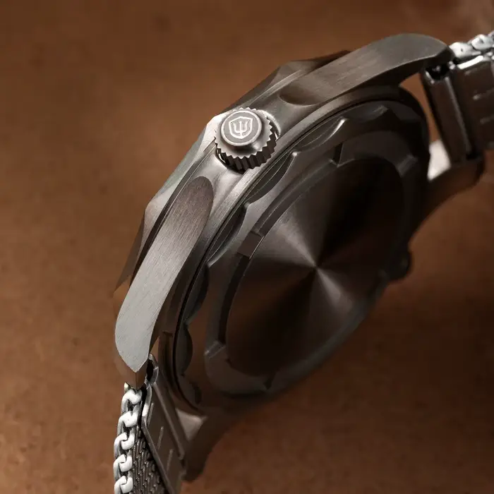 Watchdives WD007Q Montre de plongée VH31 Mouvement à quartz à secondes fluides Verre saphir bombé lumineux Montres en titane 42 mm