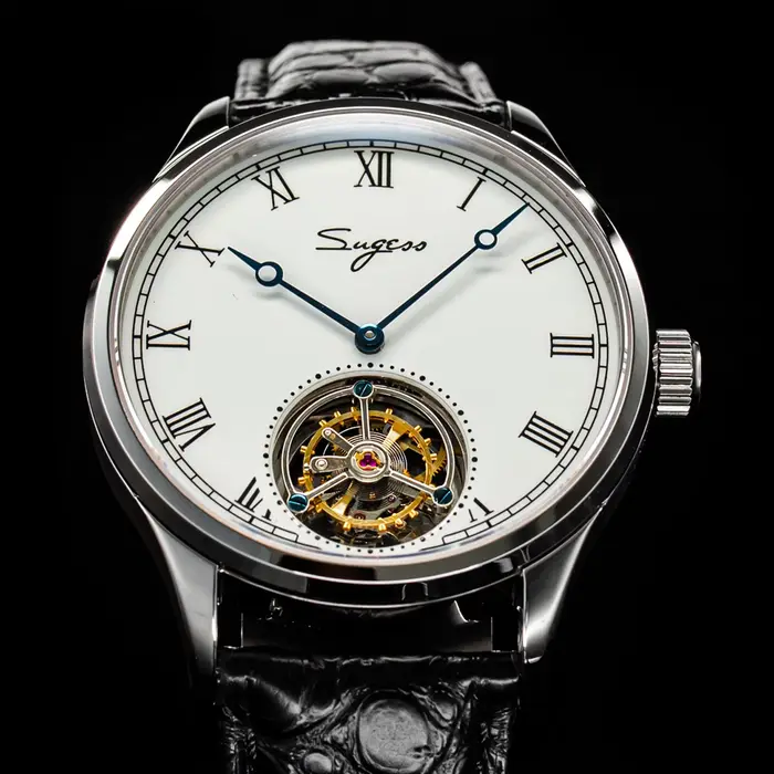 Sugess-Montre Tourbillon de Luxe pour Homme