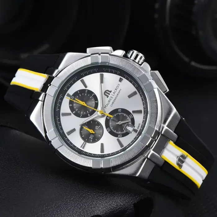 Montres Maurice Lacroix Chronographe Multifonction Hommes Sport Affaires Couleurs Variées Occasions Spéciales