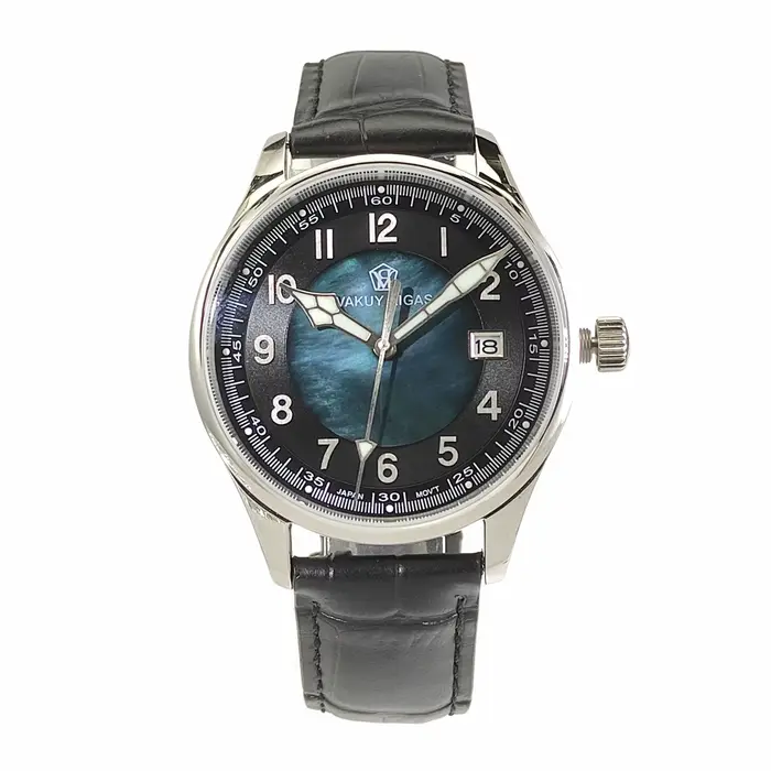 Vakuy – montre de pilote mécanique automatique pour hommes, 40MM, mouvement NH35, cadran en nacre, cristal saphir, étanche à 100M