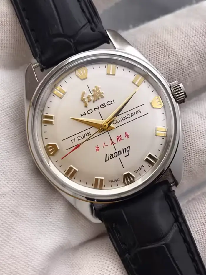 Vintage Hongqi montres hommes 36mm main vent mécanique