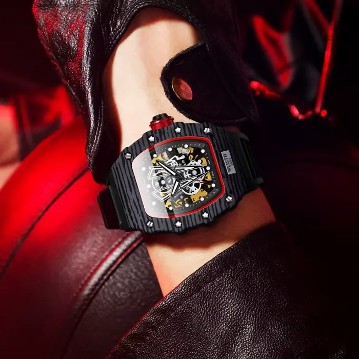 Montres mécaniques à mouvement automatique pour hommes