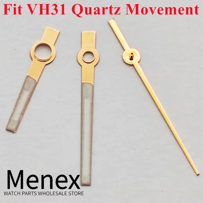 Aiguilles de montre lumineuses vertes Menex