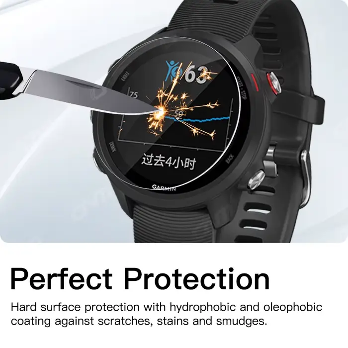 Verre trempé 9H pour Garmin Forerunner 955 945 255 245 Music 55