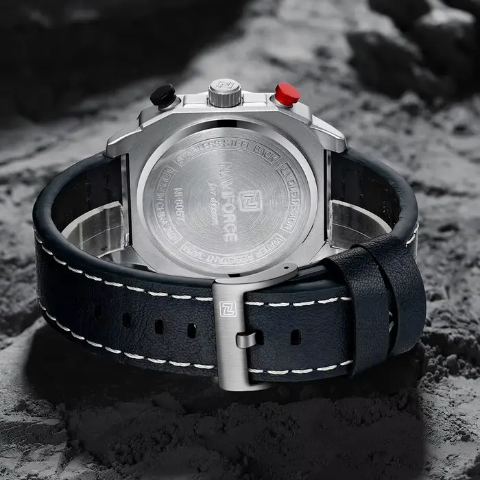 NAVIFORCE Top marque montre de luxe mode Quartz montre-bracelet pour hommes Relogio Masculino bracelet en cuir multifonctionnel homme montres