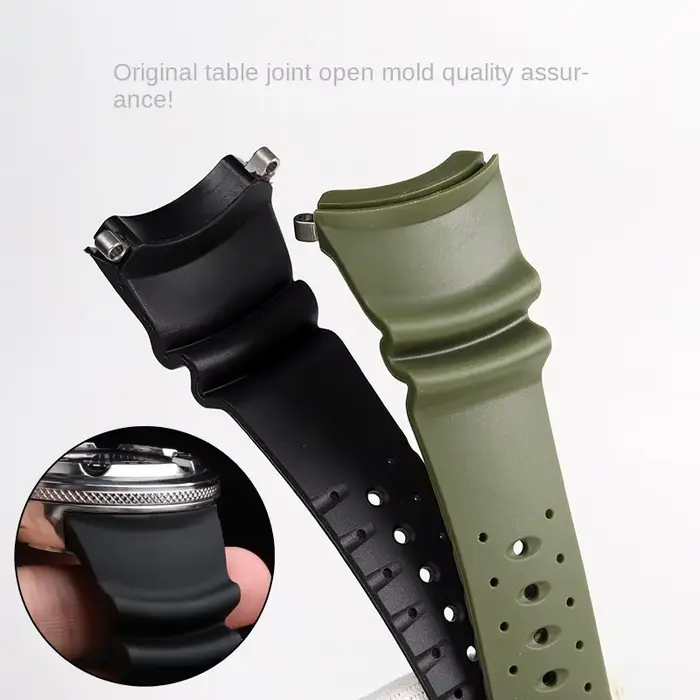 Bracelet en caoutchouc Deep Sea Monster étanche pour homme occasion sportive et casual robuste élégant