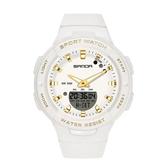 Montre de marque SAN DA pour femmes, mode sport de plein air, étanche 5 bars, montre électronique po