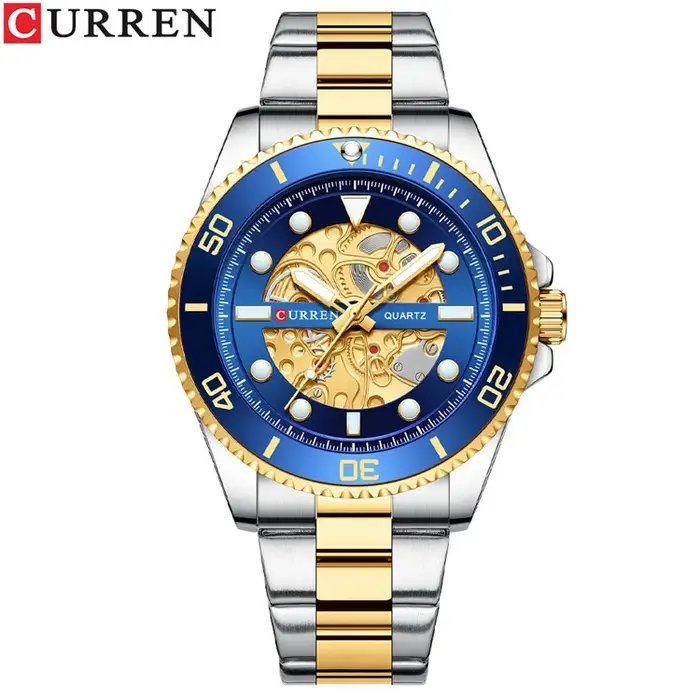 Montre CURREN 8412 minimaliste avec grand cadran
