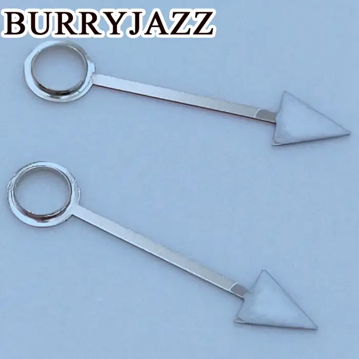 BURRYJAZZ NH34 GMT aiguilles de montre argent or Rose or rouge jaune vert Orange