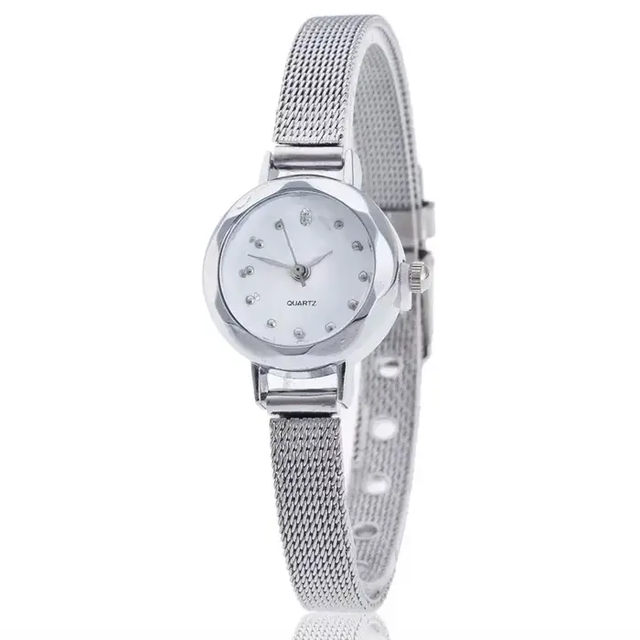 Montre de luxe femme bracelet quartz décontractée alliage couleur bronze café rose occasions spéciales