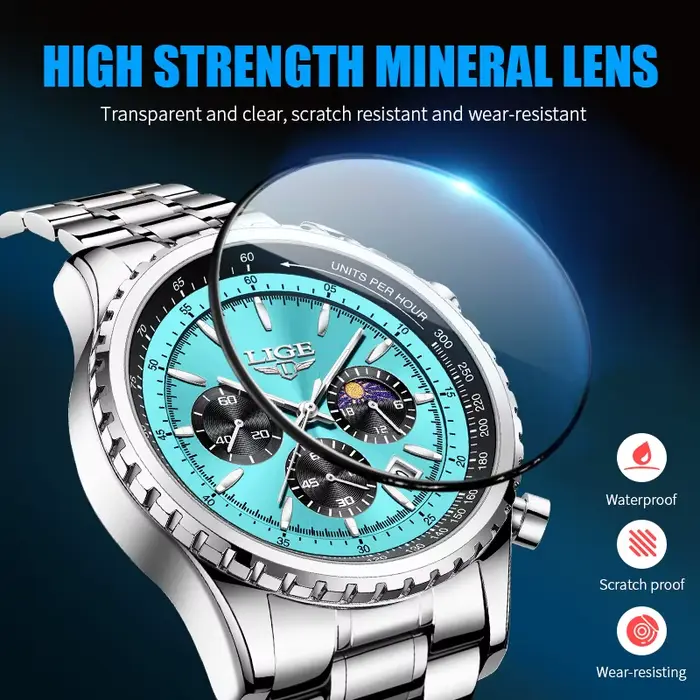 Montre Homme LIGE 2026 – Nouvelle Collection de Luxe