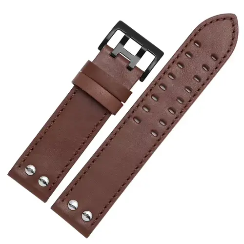 Bracelet de montre en cuir véritable