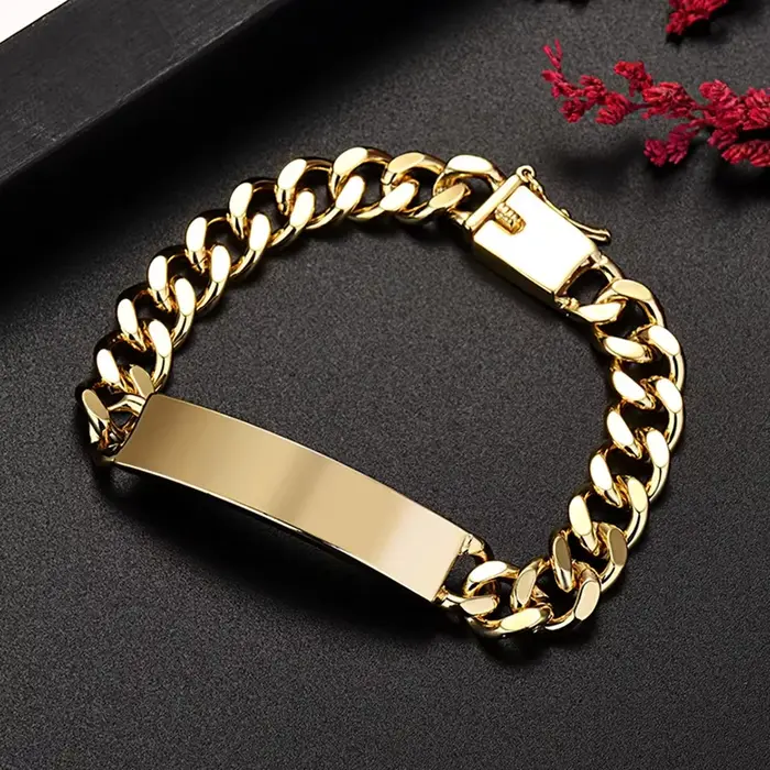Bracelets en or 18 carats pour hommes et femmes