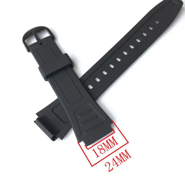 Bracelet de remplacement en silicone pour Casio G Shock W-800H W-217 AQ-S800W élégant et durable pour hommes et femmes occasions spéciales et activité sportive